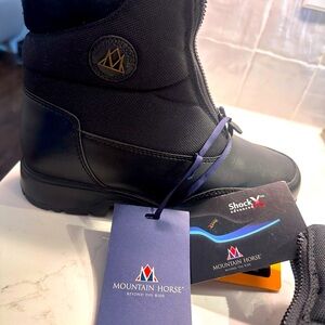Mountain Horse Vermont Zip Paddock Boots Women's Size 6 Black